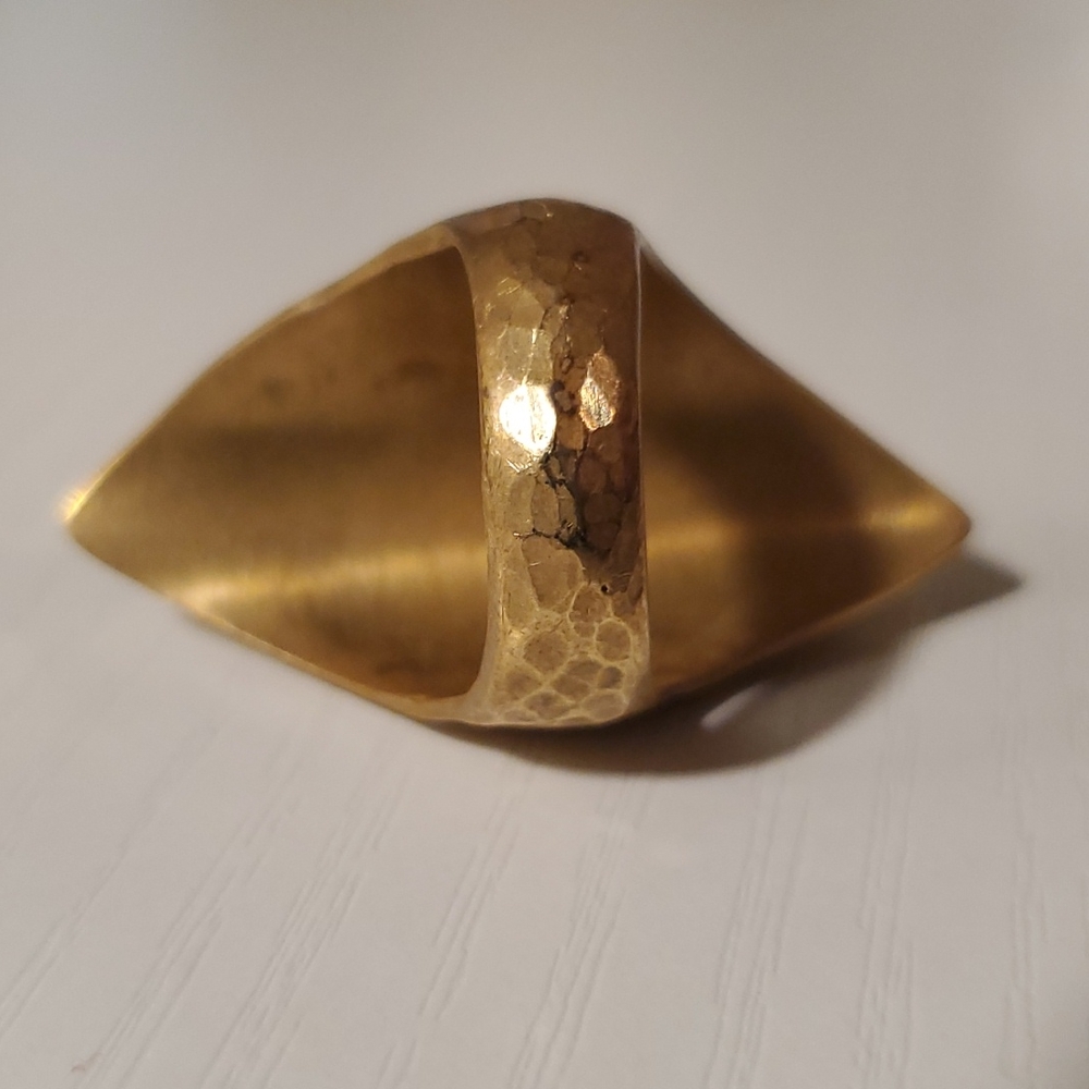 Fierce Brass Statement Ring - image 4